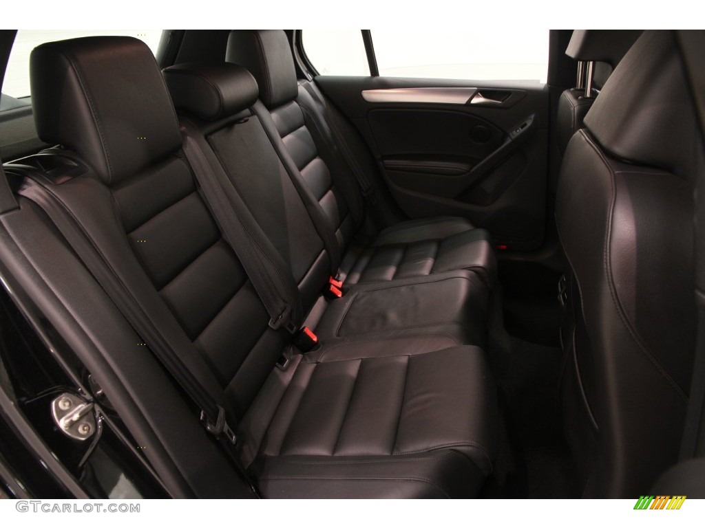 2013 Golf R 4 Door 4Motion - Deep Black Pearl Metallic / Titan Black photo #15
