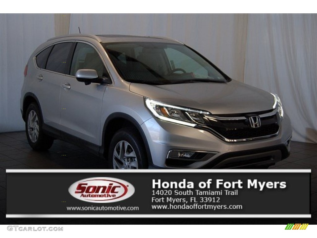 2016 CR-V EX-L AWD - Alabaster Silver Metallic / Gray photo #1