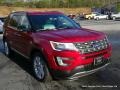 2016 Ruby Red Metallic Tri-Coat Ford Explorer XLT 4WD  photo #7