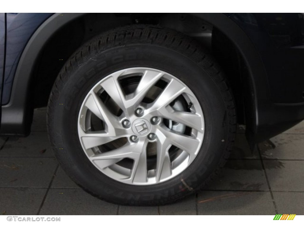 2016 CR-V EX - Obsidian Blue Pearl / Gray photo #2
