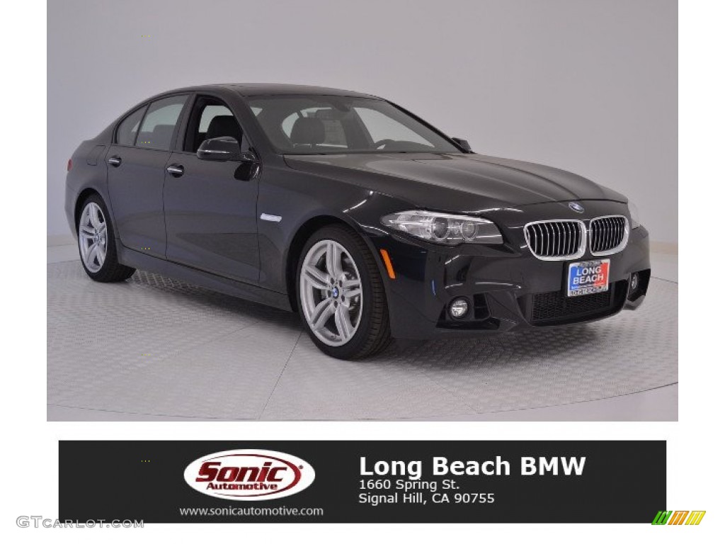 2016 5 Series 535i Sedan - Jet Black / Black photo #1