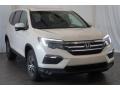 2016 White Diamond Pearl Honda Pilot EX  photo #2