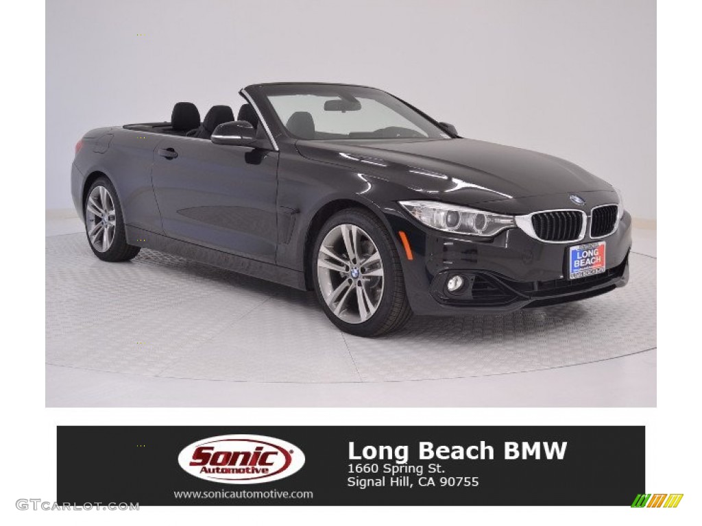 2016 4 Series 428i Convertible - Jet Black / Black photo #1