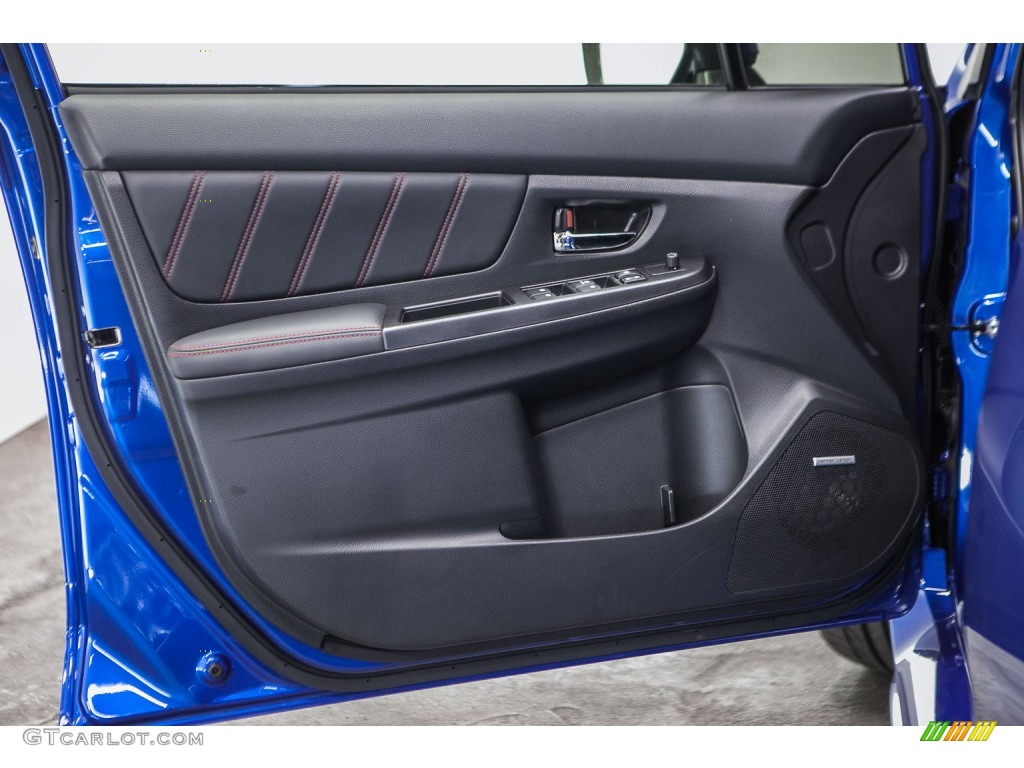 2015 Subaru WRX STI Limited Carbon Black Door Panel Photo #109751851