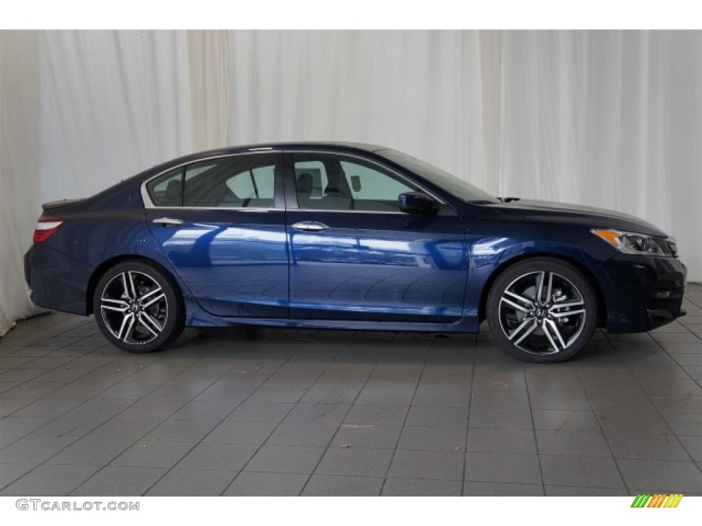 Obsidian Blue Pearl 2016 Honda Accord Sport Sedan Exterior Photo #109752421