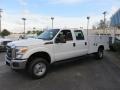 Oxford White - F250 Super Duty XL Crew Cab 4x4 Chassis Photo No. 9
