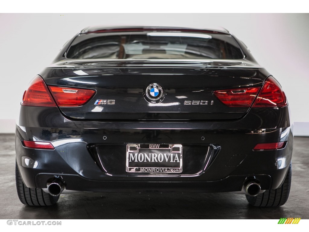 2013 6 Series 640i Gran Coupe - Black Sapphire Metallic / Black photo #3