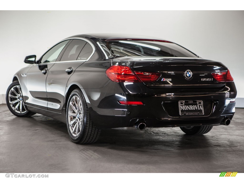 2013 6 Series 640i Gran Coupe - Black Sapphire Metallic / Black photo #10