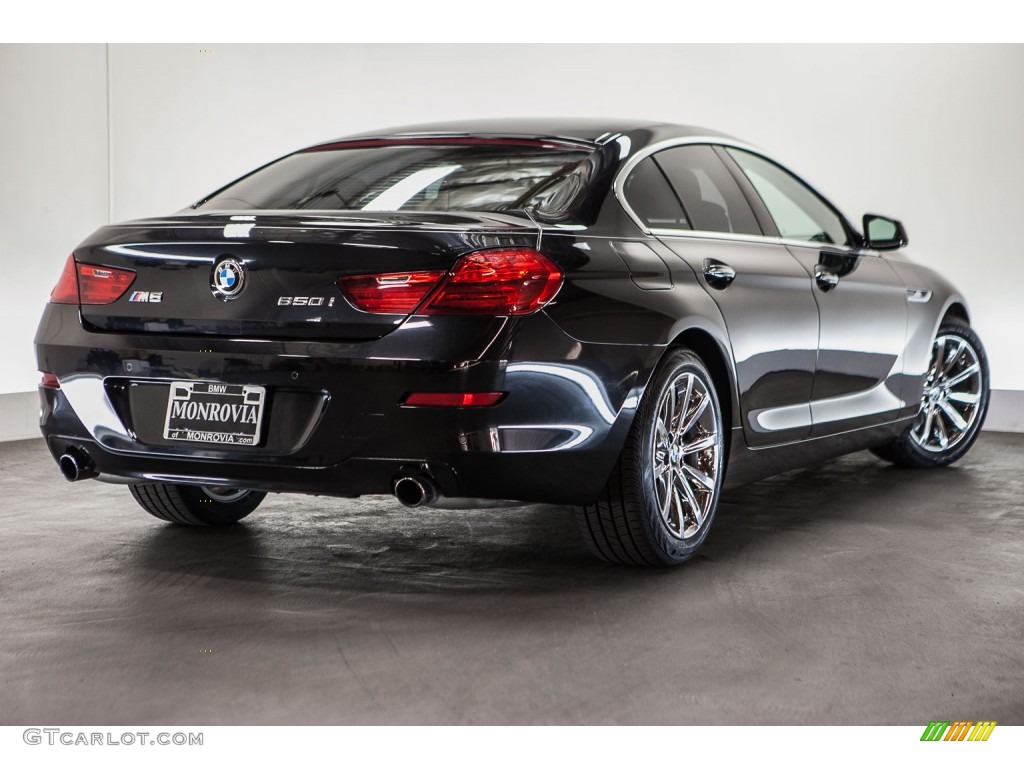 2013 6 Series 640i Gran Coupe - Black Sapphire Metallic / Black photo #14