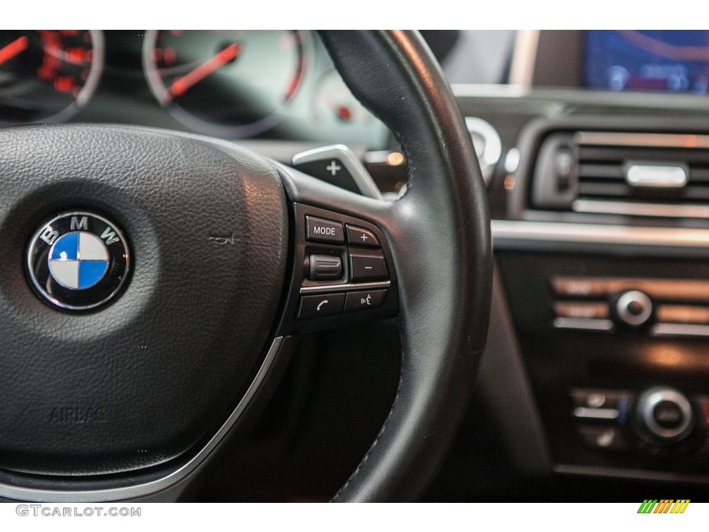 2013 6 Series 640i Gran Coupe - Black Sapphire Metallic / Black photo #18