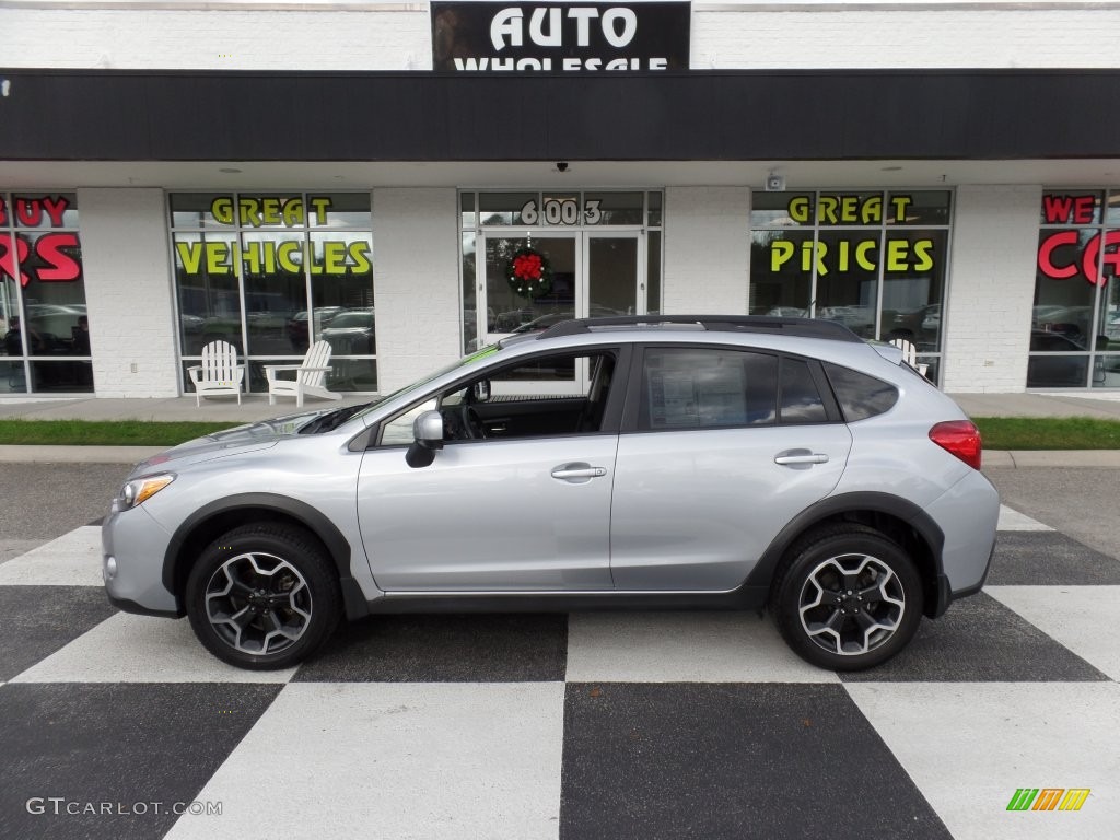 2014 XV Crosstrek 2.0i Premium - Ice Silver Metallic / Black photo #1