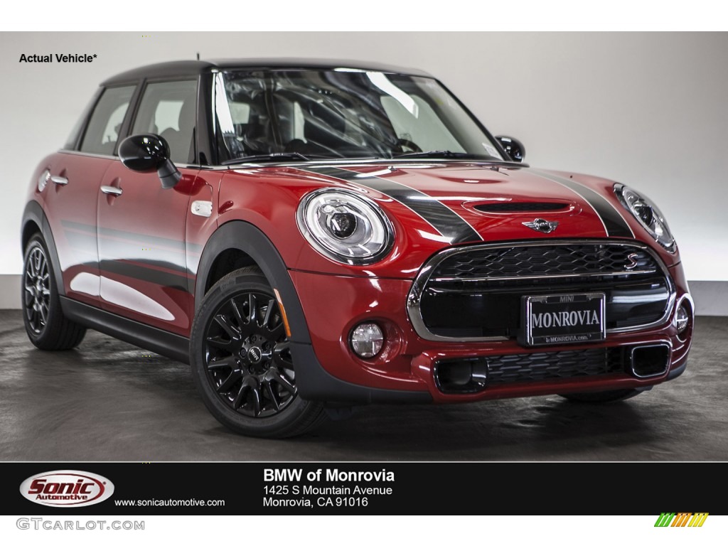 2016 Hardtop Cooper S 4 Door - Blazing Red Metallic / Carbon Black photo #1