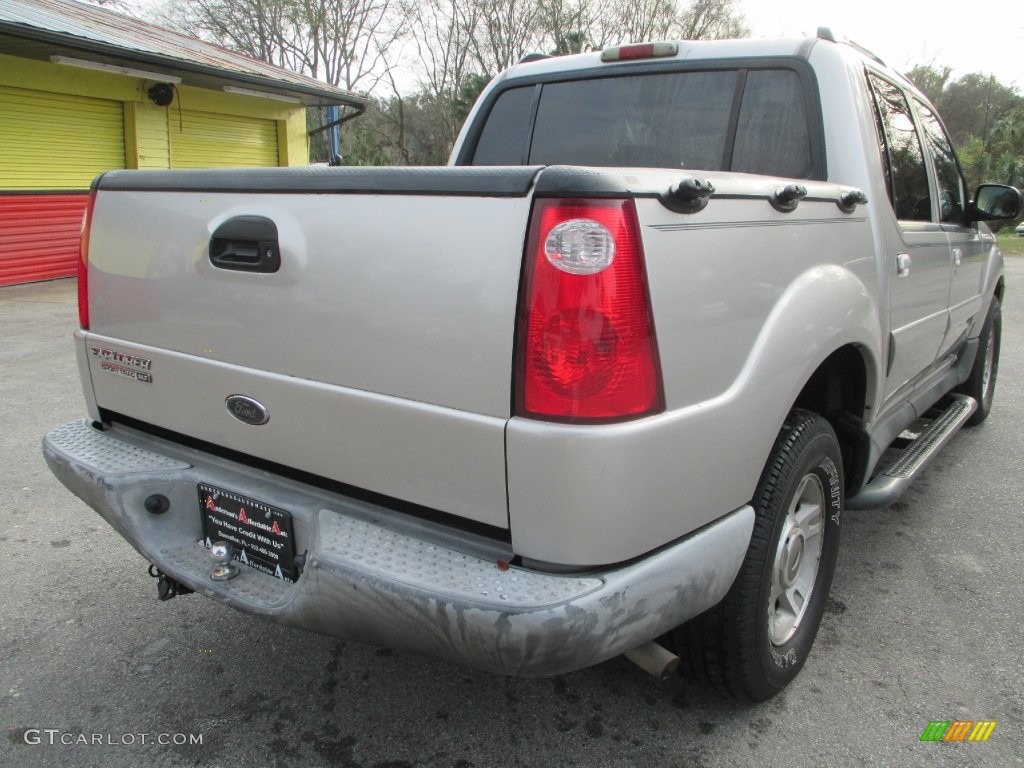 2004 Explorer Sport Trac XLT - Silver Birch Metallic / Medium Dark Flint/Dark Flint photo #3