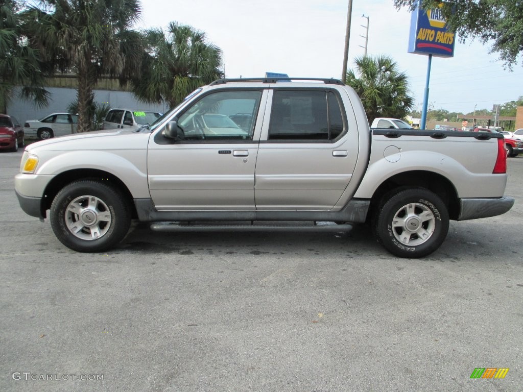2004 Explorer Sport Trac XLT - Silver Birch Metallic / Medium Dark Flint/Dark Flint photo #6