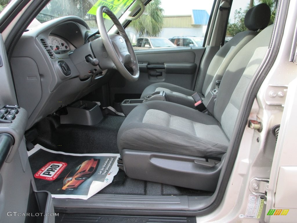 2004 Explorer Sport Trac XLT - Silver Birch Metallic / Medium Dark Flint/Dark Flint photo #10