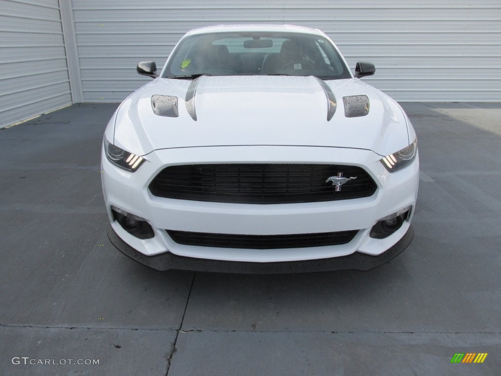 2016 Mustang GT/CS California Special Coupe - Oxford White / California Special Ebony Black/Miko Suede photo #8