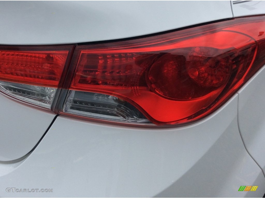 2013 Elantra Coupe GS - Monaco White / Beige photo #23