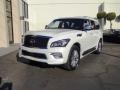 2016 Majestic White Infiniti QX80 Signature Edition AWD  photo #1