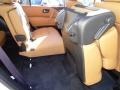 2016 Infiniti QX80 Saddle Tan Interior Rear Seat Photo