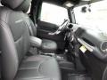 Black 2016 Jeep Wrangler Rubicon Hard Rock 4x4 Interior Color