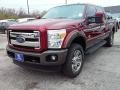 2016 Ruby Red Metallic Ford F250 Super Duty Lariat Crew Cab 4x4  photo #8