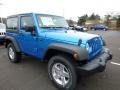 2016 Hydro Blue Pearl Jeep Wrangler Sport  photo #12