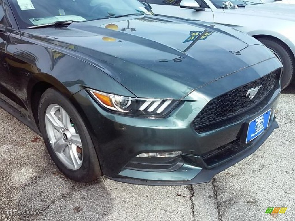 2016 Mustang V6 Coupe - Guard Metallic / Ebony photo #2