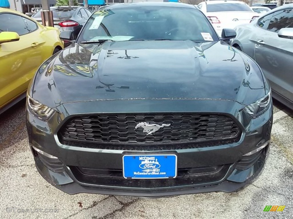 2016 Mustang V6 Coupe - Guard Metallic / Ebony photo #4