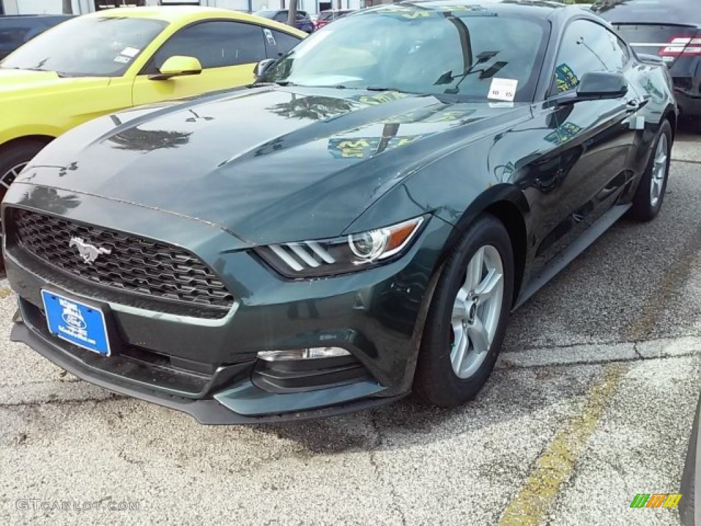 2016 Mustang V6 Coupe - Guard Metallic / Ebony photo #5
