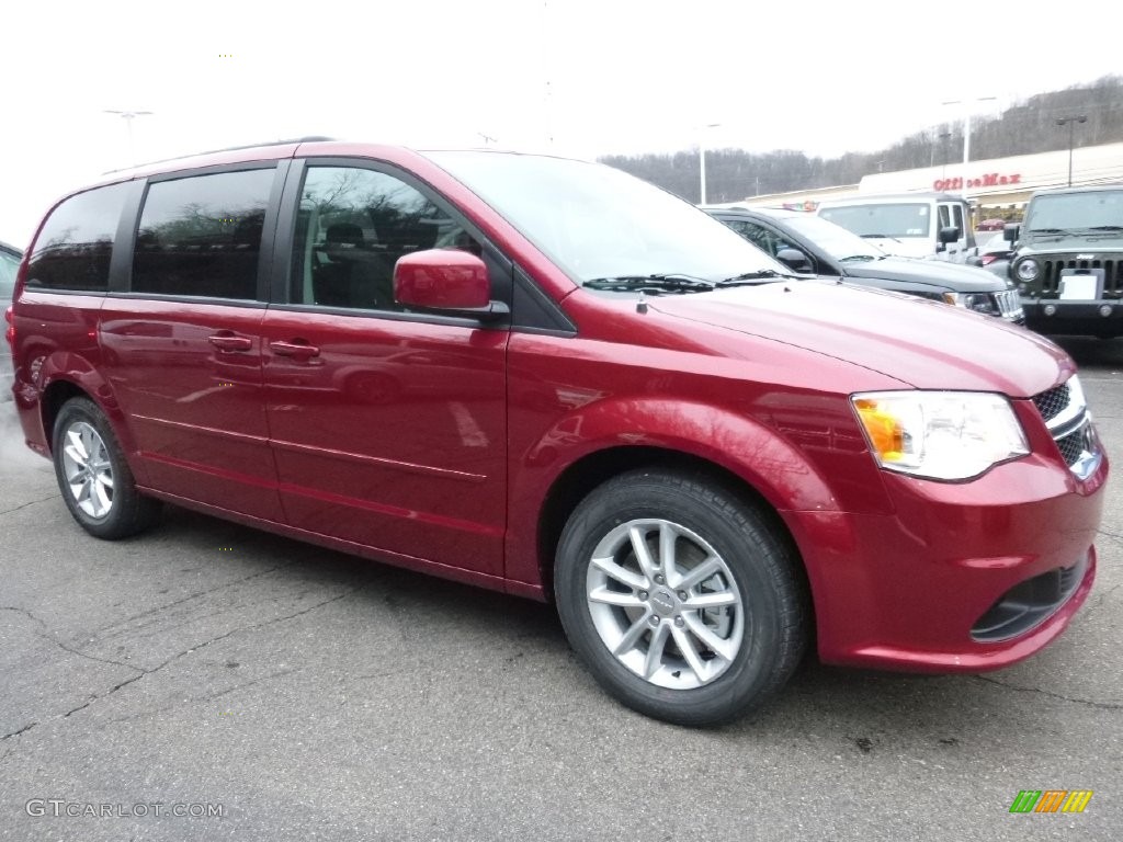 Deep Cherry Red Crystal Pearl 2016 Dodge Grand Caravan SXT Exterior Photo #109771969