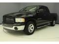 2004 Black Dodge Ram 1500 SLT Quad Cab  photo #3