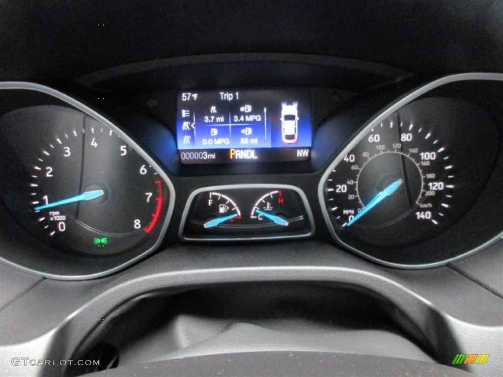 2016 Focus SE Sedan - Shadow Black / Charcoal Black photo #21