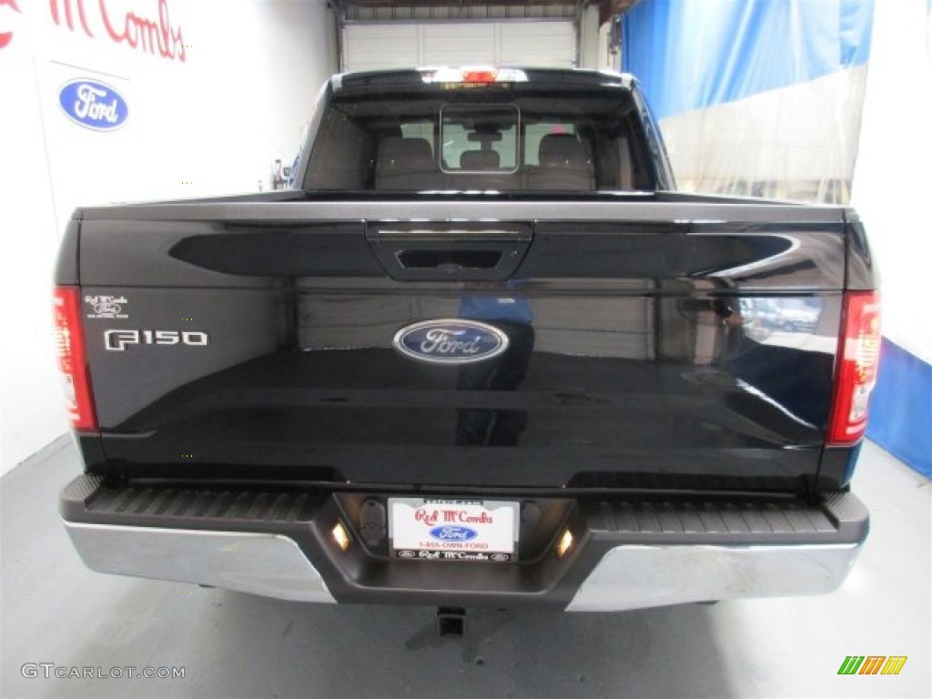 2016 F150 Lariat SuperCrew 4x4 - Shadow Black / Black photo #6