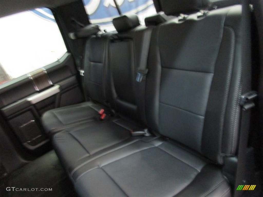 2016 F150 Lariat SuperCrew 4x4 - Shadow Black / Black photo #12