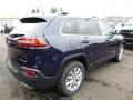 2016 True Blue Pearl Jeep Cherokee Limited 4x4  photo #7