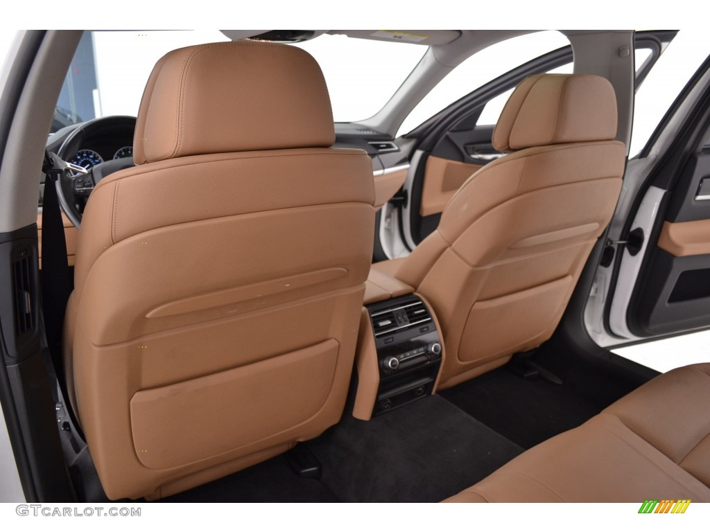 2012 7 Series 740Li Sedan - Mineral White Metallic / Saddle/Black photo #14
