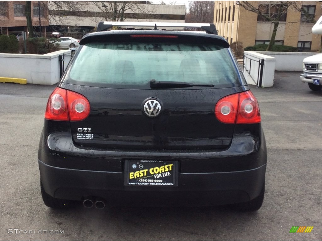 2008 GTI 4 Door - Black Magic Metallic / Anthracite Black photo #5