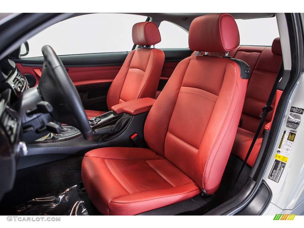 2013 3 Series 335i Coupe - Alpine White / Coral Red/Black photo #6