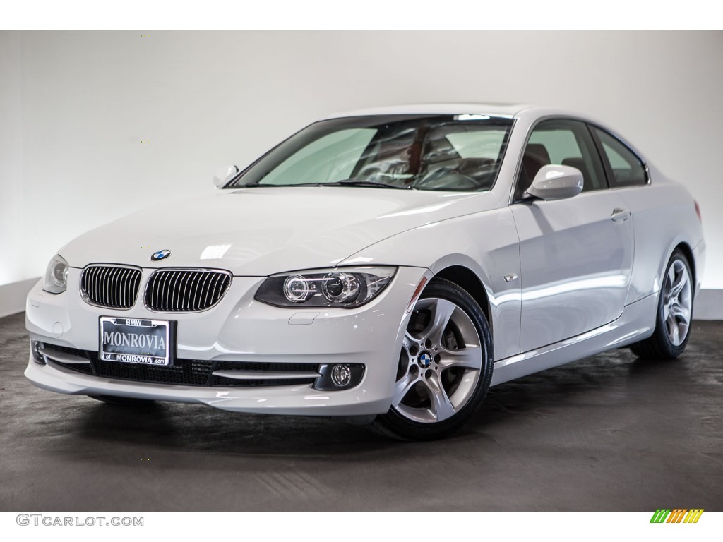 2013 3 Series 335i Coupe - Alpine White / Coral Red/Black photo #13