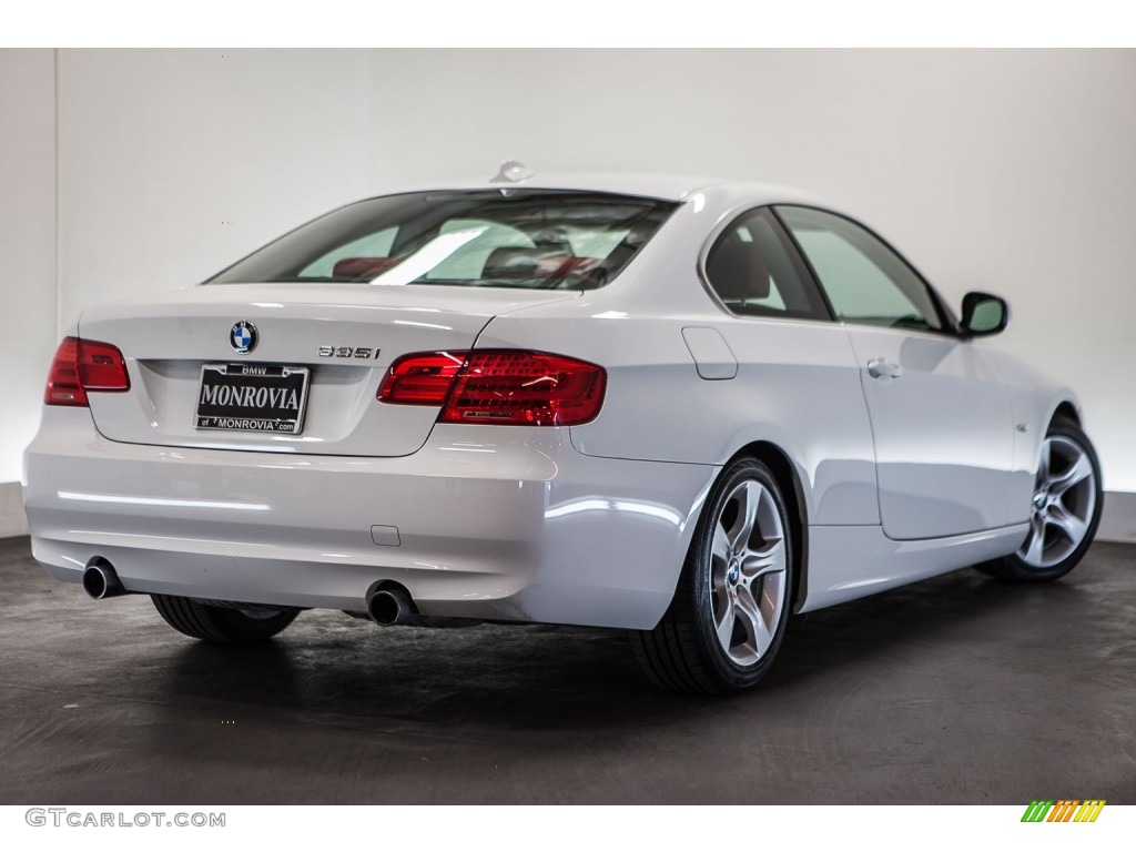 2013 3 Series 335i Coupe - Alpine White / Coral Red/Black photo #14