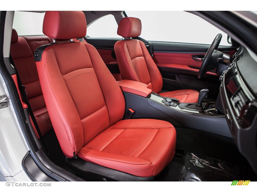2013 3 Series 335i Coupe - Alpine White / Coral Red/Black photo #15