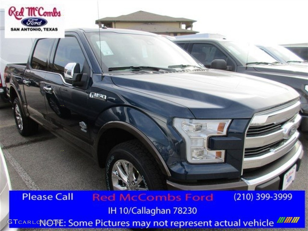 2016 F150 King Ranch SuperCrew 4x4 - Blue Jeans / King Ranch Java photo #1