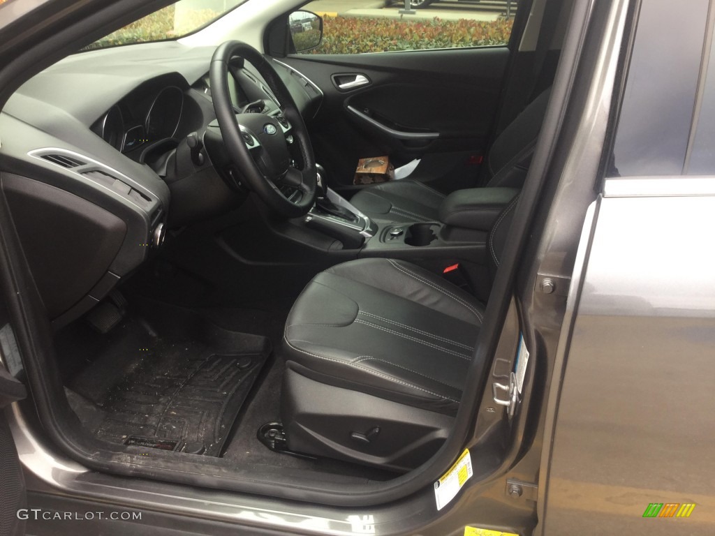 2014 Focus Titanium Hatchback - Sterling Gray / Charcoal Black photo #7