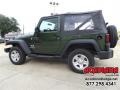 2009 Jeep Green Metallic Jeep Wrangler X 4x4  photo #4