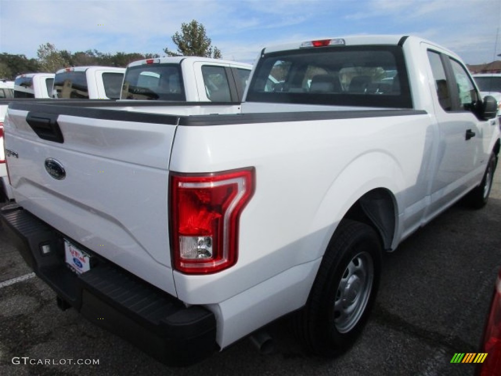 2016 F150 XL SuperCab - Oxford White / Medium Earth Gray photo #7