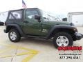 2009 Jeep Green Metallic Jeep Wrangler X 4x4  photo #10