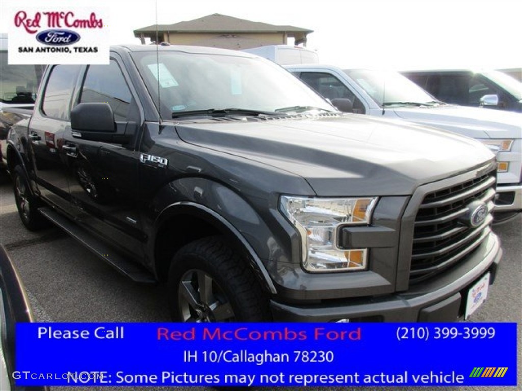 2016 F150 XLT SuperCrew 4x4 - Magnetic / Black photo #1