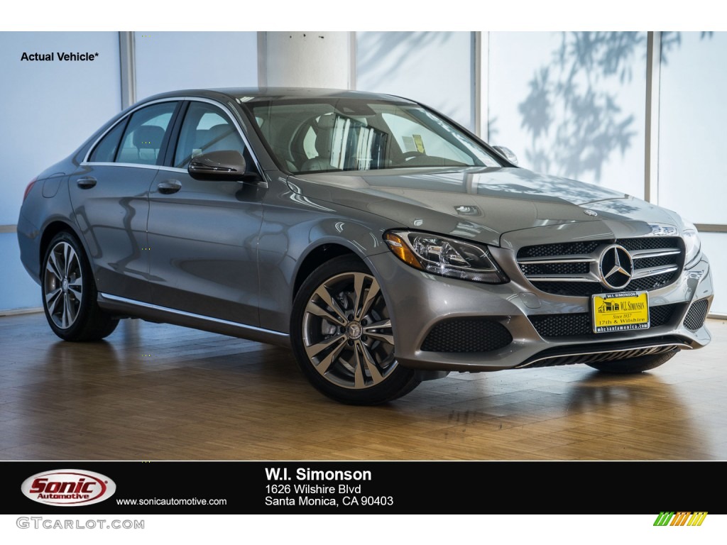 2016 C 300 Sedan - Palladium Silver Metallic / Black photo #1