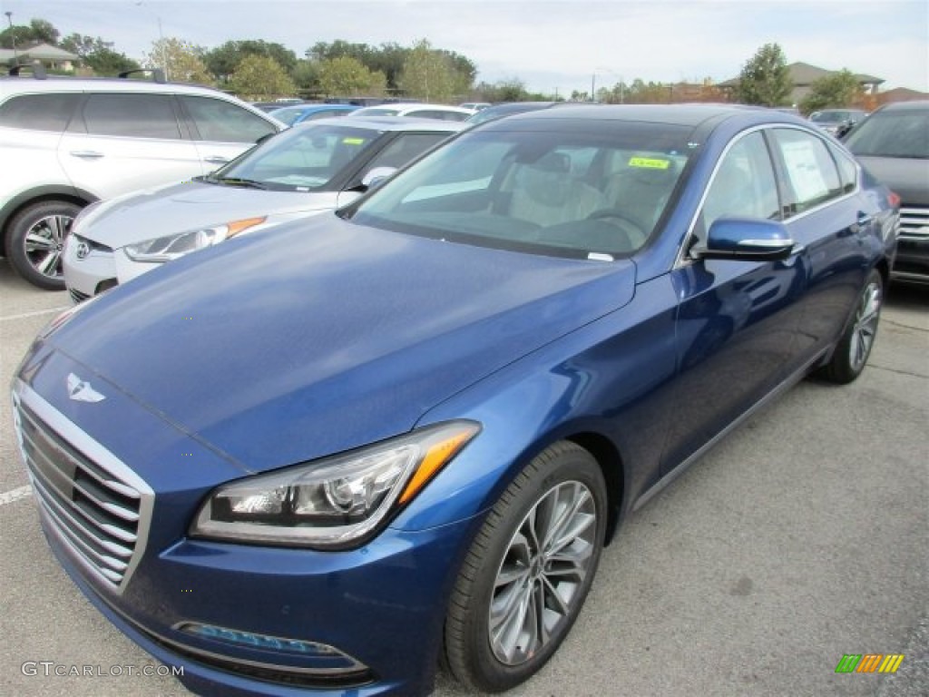 Ibiza Blue 2016 Hyundai Genesis 3.8 Exterior Photo #109787213