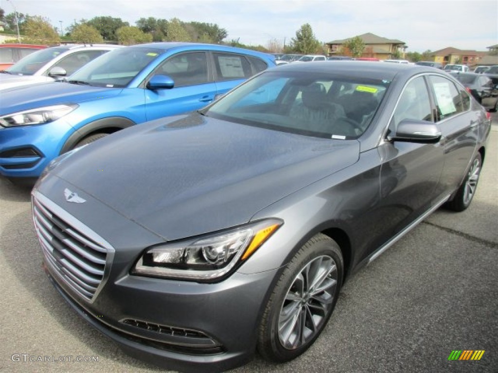 Empire State Gray 2016 Hyundai Genesis 3.8 Exterior Photo #109787373